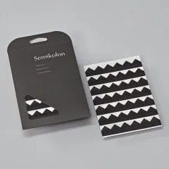 Samolepiace rohy na fotky Semikolon black, 252 kusov