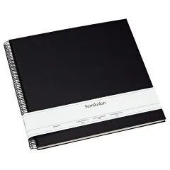 Fotoalbum Semikolon Spiral Economy Large cream black