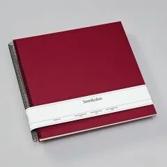 Fotoalbum Semikolon Spiral Economy Large cream burgundy