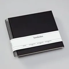 Fotoalbum Semikolon Spiral Economy Medium cream black