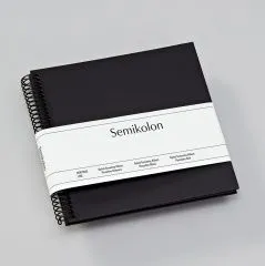 Fotoalbum Semikolon Spiral Piccolino black black