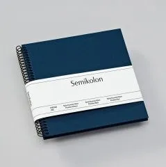 Fotoalbum Semikolon Spiral Piccolino black marine