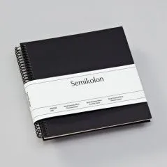 Fotoalbum Semikolon Spiral Piccolino cream black