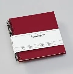 Fotoalbum Semikolon Spiral Piccolino cream burgundy