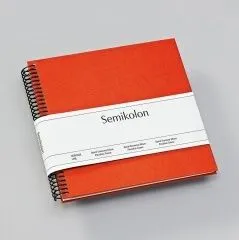 Fotoalbum Semikolon Spiral Piccolino cream orange