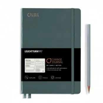 Change Journal LEUCHTTURM1917 Anthracite, 100 g/m2 papier, English