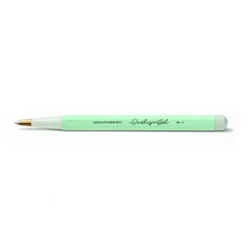 Guľôčkové pero LEUCHTTURM1917 Drehgriffel Nr. 1 Drehgriffel Nr. 1, Mint Green (atrament kráľovská modrá)