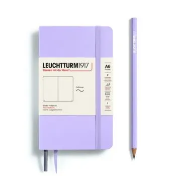 Zápisník LEUCHTTURM1917 Softcover Pocket (A6) Lilac, 123 p., čistý