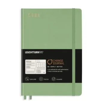 Change Journal LEUCHTTURM1917 Sage, 100 g/m2 papier, English