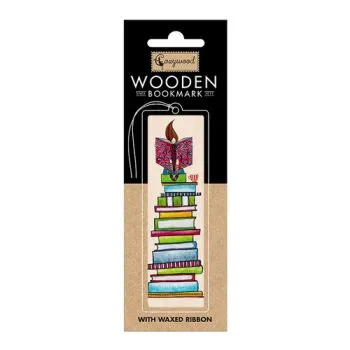 Drevená záložka Čitateľ Cozywood