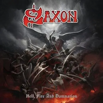 Saxon - Hell, Fire And Damnation (Red Marbled) LP - Saxon