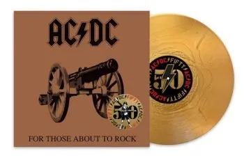 AC/DC - For Those About To Rock (50th Anniversary Gold Metallic) LP - AC/DC