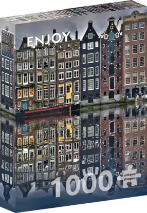 Puzzle Amsterdamské domy 1000 Enjoy