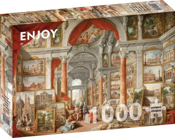 Puzzle Paolo Panini: Views of Modern Rome 1000 Enjoy