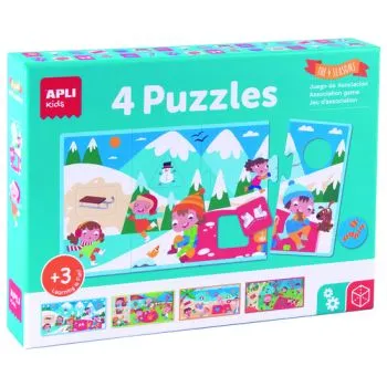 APLI Asociačné puzzle - Ročné obdobia - APLI
