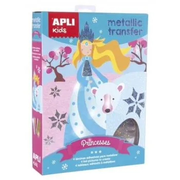 APLI Kreatívna sada s metalickými fóliami Princezné - APLI