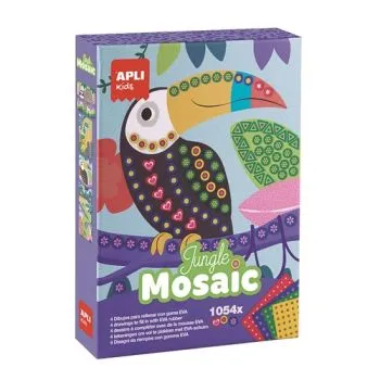 APLI Kreatívna sada Farebná mozaika Džungľa - APLI