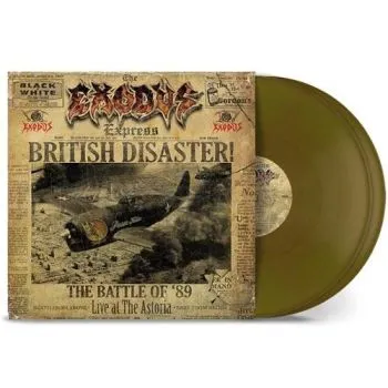 Exodus - British Disaster: The Battle of '89 (Live At The Astoria) (Gold) 2LP - Exodus