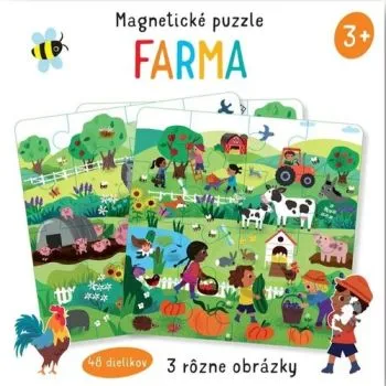 Magnetické puzzle: Farma