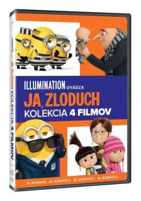 Ja, zloduch kolekcia 1-4 4DVD (SK)