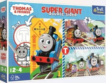 Puzzle Thomas a priatelia 15 giant Trefl