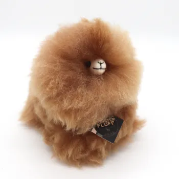 Plyšová hračka Alpaca MINI MONSTER FLUFF - SANDSTONE