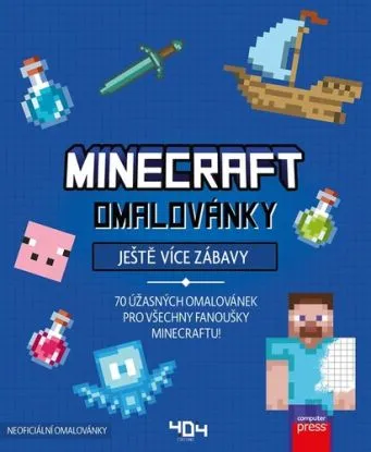 Omalovánky Minecraft – Ještě více zábavy - Roman Bureš