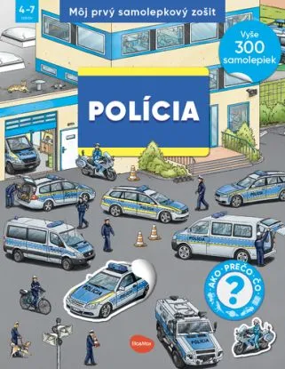 Môj prvý samolepkový zošit – Polícia - Oliver Kockmann