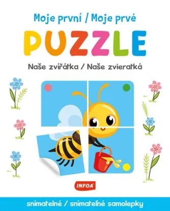 Moje první PUZZLE - Naše zvířátka/Naše zvieratká (CZ/SK vydanie)