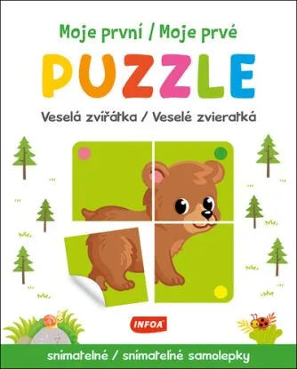 Moje první PUZZLE - Veselá zvířátka (CZ/SK vydanie)