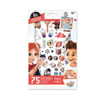 Be Teens Dočasné tetovanie Manga - Buki