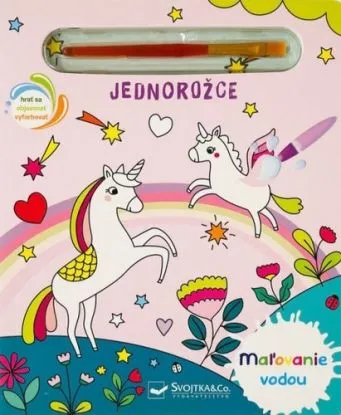 Maľovanie vodou - Jednorožce