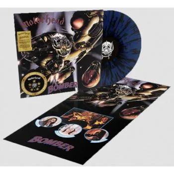 Motörhead - Bomber: 50th Anniversary Edition (Dark Blue & Black Splatter) LP - Motörhead