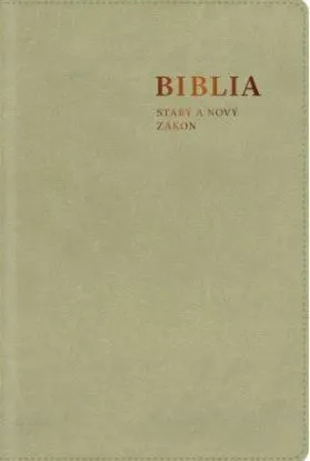 Biblia. Starý a Nový zákon, s mapami, mentolová (stredný formát)