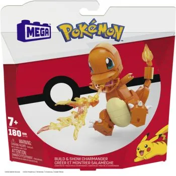 MEGA Pokémon postav a vystav si Pokémona - Charmander Mattel