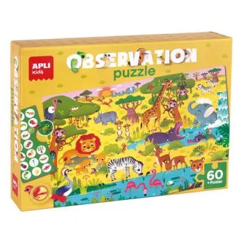 APLI Pozorovacie puzzle Savana - APLI