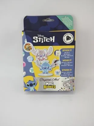 Žiarivé figúrky Stitch a Angel Disney s magnetom vykladanie z diamantov 2 ks