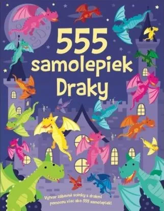 555 samolepiek - Draky