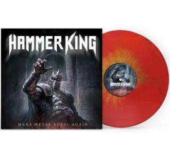 Hammer King - Make Metal Royal Again (Red/Gold Splatter) LP - Hammer King