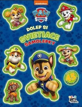 Dolep si svietiace samolepky Labková patrola