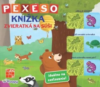 Pexeso knižka - Zvieratká na súši