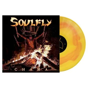 Soulfly - Chama (Yellow Orange Corona) LP - Soulfly
