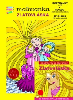 Maľovanka + CD - Zlatovláska