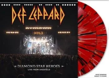 Def Leppard - Diamond Star Heroes Live From Sheffield (Limited Edition) (Black, Red & White Splatter) 2LP - Def Leppard