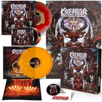 Kreator - Krushers Of The World (Box Set) (Gold/Red Ink Spot & Transparent Orange) 3LP+2CD - Kreator