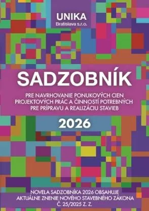 Sadzobník pre navrhovanie ponukových cien projektových prác a činností potrebných pre prípravu a rea - Elga Brogyányiová