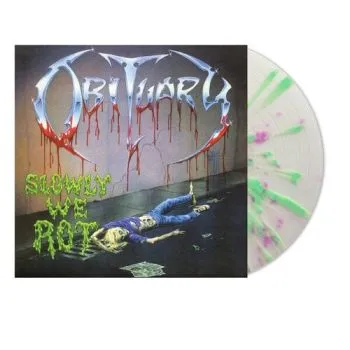 Obituary - Slowly We Rot (Violet Green Splatter) LP - Obituary