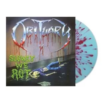 Obituary - Slowly We Rot (Blue Red Splatter) LP - Obituary