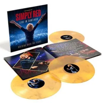 Simply Red - Holding Back the Years: Live in Santiago (Clear Yellow & Black Marbled Vinyl) 3LP - Simply Red