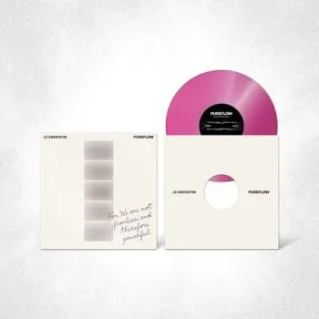 Le Sserafim - Pureflow Pt.1 (Hot Pink Glitter) LP - Le Sserafim
